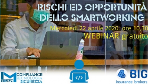 Rischi e opportunità dello Smartworking